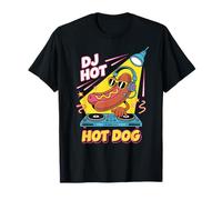 Dj Hot Dog Party Beats Fun Vibes Dj Food T-Shirt