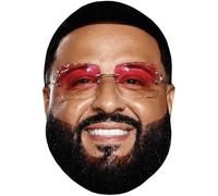DJ Khaled (Smile) Celebrity Mask, Flat Card Face, Fancy Dress Mask