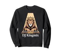 DJ Kingmix Lion Crown Turntables Club Music King Sweatshirt