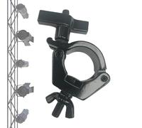 Dj Light Clamps - Stage Lighting Clamps, Heavy Duty Aluminum Alloy Swivel Truss Clamps, Multifunctional Light Clamp, Lightweight Stage Lighting Accessories, Heavy lighting equipment for 30-36mm Pipes