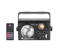 DJ Lights for Parties 7 Modes Sound-Activated Rotating Ball Lantern | Red Green Beam LED DJ Party Disco Light for Karaoke Show Performance Club Bar Dance Hall Stage Halloween Birthday