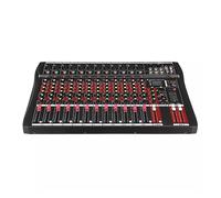 DJ Mixer, 12-channel Professional Mixer Computer Stage Recording USB Sound Card High Low Tone Bluetooth DJ Model