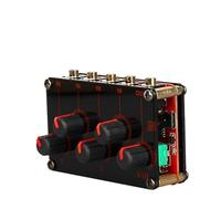 DJ Mixer, 4 Channel Portable Analog Sound Mixing Console Line Mixer Highest Sound Quality Stereo Mixer USB 5V Power