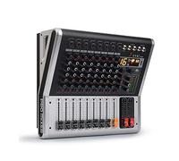 DJ Mixer Controller 8 Channels Power Mixing Console Amplifier 2x150W 16 DSP effect Professional Bluetooth-compatible USB Audio Mixer DJ for Streaming/Podcasting/Gaming, Phone, Computer