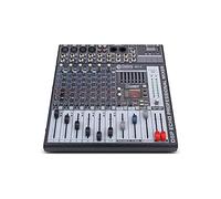 DJ Mixer Controller Audio MD-8 8-Channel Audio Mixer dj controller Sound Board with 24 DSP Effect USB Bluetooth XLR Jack Aux Input for Streaming/Podcasting/Gaming, Phone, Computer