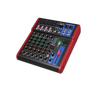 DJ Mixer Controller Clean Sound! Debra Pro 6 Channel USB Mixer Audio With 99 DSP Digital Effects For DJ Mixer Console Karaoke Recording Studio for Streaming/Podcasting/Gaming, Phone, Computer