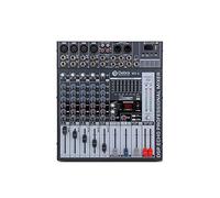 DJ Mixer Controller Good quality, Clean sound!!! 6 Channels Mixer Digital Audio dj controller with 48V Phantom Power USB Slot for Recording Stage for Streaming/Podcasting/Gaming, Phone, Computer