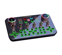 DJ Mixer, Live Sound Card Mixer Interface With DJ Mixer Live Sound Effects Speech Converter For e PC Streaming Media Recording