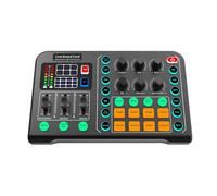 DJ Mixer, M6 Live Sound Card Recording Podcast Music Studio Equipment Usb Interface For Electric Guitar Recording Mixer