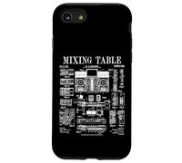 DJ Mixing Table Disc Jockey Mix Music Mixer Vintage Patent Case for iPhone SE (2020) / 7 / 8