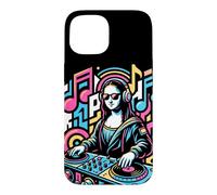 DJ Mona Lisa, design, music, modern, festival, Pop Art Case for iPhone 15