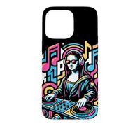DJ Mona Lisa, design, music, modern, festival, Pop Art Case for iPhone 15 Pro Max