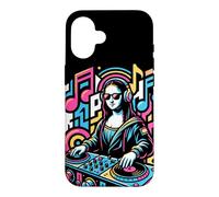 DJ Mona Lisa, design, music, modern, festival, Pop Art Case for iPhone 16