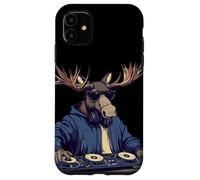DJ Moose Bringing the Beats in the Booth with Sunglasses Case for iPhone 11