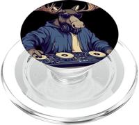 DJ Moose Bringing the Beats in the Booth with Sunglasses PopSockets PopGrip for MagSafe