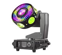 DJ Moving Head Light, 120W New RGBW LED Disco Lights with DMX512, 540°X - 320°Y - Z Rotation Strobe Effects, Stage Spotlight Lights for Parties Stage Club Event Bar DJ Disco