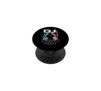 DJ My Life is Music Beat Mix Create Repeat Art PopSockets Adhesive PopGrip