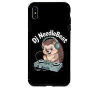 DJ NeedleBeat Hedgehog DJ Music Party Club Vibes Case for iPhone XS Max