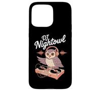 DJ Nightowl Owl DJ Turntable Headphones Night Music Case for iPhone 15 Pro Max