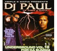 DJ Paul Underground 16: For Da Summa (CD) (US IMPORT)