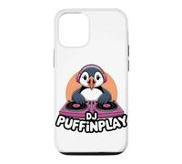 DJ Puffinplay Cartoon Puffin DJ Mixer Party Case for iPhone 12/12 Pro