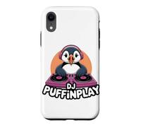 DJ Puffinplay Cartoon Puffin DJ Mixer Party Case for iPhone XR