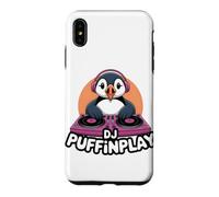 DJ Puffinplay Cartoon Puffin DJ Mixer Party Case for iPhone XS Max