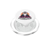 DJ Puffinplay Cartoon Puffin DJ Mixer Party PopSockets PopGrip for MagSafe