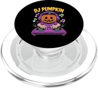 DJ Pumpkin Halloween DJ Spooky Music Vibes PopSockets PopGrip for MagSafe