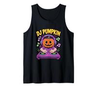 DJ Pumpkin Halloween DJ Spooky Music Vibes Tank Top