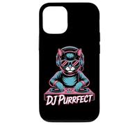 DJ Purrfect Cat DJ EDM Rave Music Turntable Vibes Case for iPhone 12/12 Pro