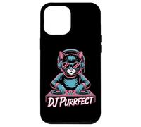 DJ Purrfect Cat DJ EDM Rave Music Turntable Vibes Case for iPhone 12 Pro Max