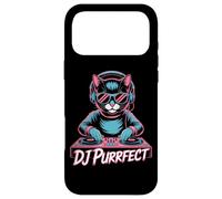 DJ Purrfect Cat DJ EDM Rave Music Turntable Vibes Case for iPhone 17 Pro Max