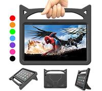 DJ.RPPQ 10" Tablet Case for Kids,2023/2021 Release.Light Weight Shock Proof Handle Stand Kids Friendly.Un Fit For HTC 10 iPad Samsung tablet. (Black)
