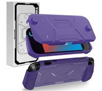DJ&RPPQ for Nintendo Switch 2 Case 2025, TPU + PC 2 in 1 Cover Protector, Anti-Scratch, Shock-Absorption, Ergonomic Grip Design, Easy to Install for Nintendo Switch 2, Purple