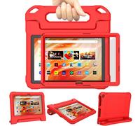 DJ&RPPQ Kids Case,EVA Strong Anti Drop is Suitable for 10 inch Tablet. Not Compatible with Ipad 10in Tablet Red