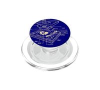 Dj Schematic Turntable Party Disco Dance Beats Mixologist PopSockets PopGrip for MagSafe