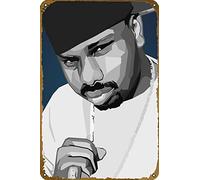 DJ Screw Music Poster Retro Metal Tin Vintage Sign 12 X 8 Inch Bar Club Man Cave Room Wall Decor
