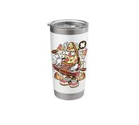 DJ Slice O' Pizza Stainless Steel Insulated Tumbler