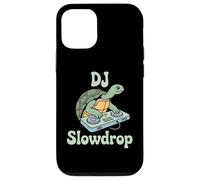 DJ Slowdrop Turtle On Decks Funny EDM Club Vibes Case for iPhone 12/12 Pro