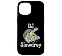 DJ Slowdrop Turtle On Decks Funny EDM Club Vibes Case for iPhone 15