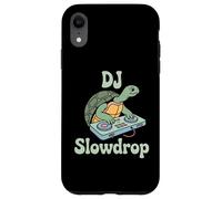 DJ Slowdrop Turtle On Decks Funny EDM Club Vibes Case for iPhone XR