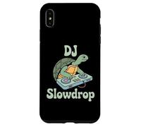 DJ Slowdrop Turtle On Decks Funny EDM Club Vibes Case for iPhone XS Max