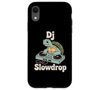 Dj Slowdrop Turtle On The Decks Funny Music Case for iPhone XR