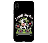 Dj Sounds Like Fun Cow Turntable Vibes Case for iPhone XS Max