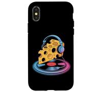 Dj Spinning Cheese On The Record Case for iPhone X/XS