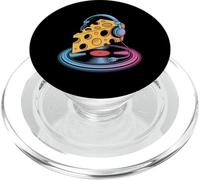 Dj Spinning Cheese On The Record PopSockets PopGrip for MagSafe