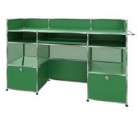 DJ standing desk W 145 cm USM Haller Green - USM DJ STEHPULT 28