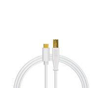 DJ TechTools Chroma Cables: Audio Optimized 1.5M USB-C to USB-B Cable with 56K Resistor (White, 1.5m)