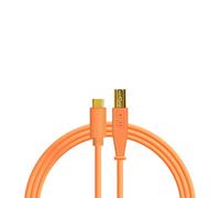 Dj TechTools Chroma Cable USB-C Straight( 1.5m, Neon Orange)
